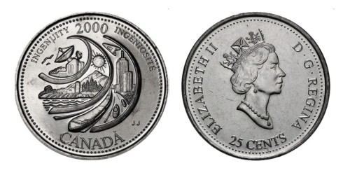 Kanada 25 c Ingenuity 2000