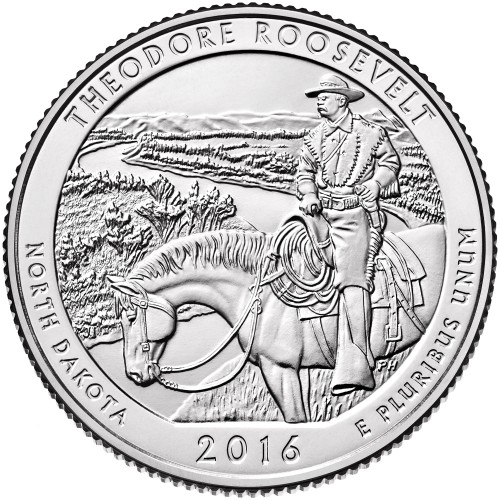 USA 25 c Park narodowy Theodore Roosevelt 2016 nr 34