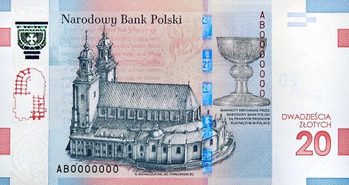 20 zł 1050. rocznica Chrztu Polski  2016