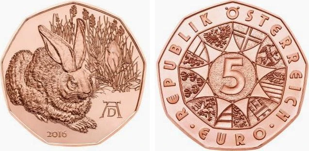 5 € Austria Królik 2016.jpg