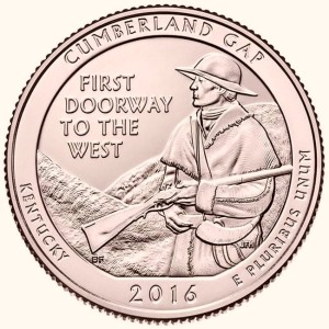 USA 25 c Park narodowy Cumberland 2016 nr 32 24k Au