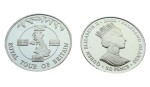 Falklandy 50 p Wyścig królewski 2002