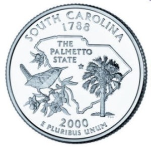 USA 25 c South Carolina P lub D 2000