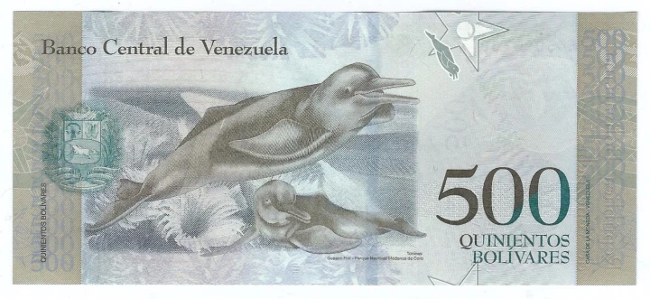 Wenezuela 500 Boliwarów Tonin czarnogłowy 2016 P-new