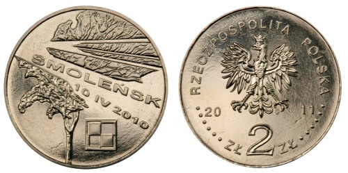 2 zł Smoleńsk 2011