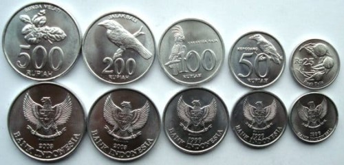 Zestaw menniczy Indonezja x 5