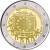 2 € Grecja 30 lat flagi UE 2015