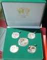 UKRAINA 5 x Ag komplet ME Euro 2012 Polska - Ukraina 2012