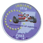 USA 25 c Indiana 2002 KOLOR