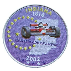 USA 25 c Indiana 2002 KOLOR