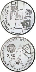 2,5 €  Portugalia Historyczne centrum Guimares 2012