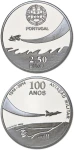 2,5 € Portugalia 100 lat lotnictwa wojskowego 2014