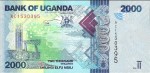 Uganda 2000 szylingów Ryba 2010 P-50