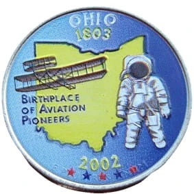 USA 25 c Ohio 2002 KOLOR