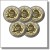 2 euro Niemcy x5 10 lat euro w obiegu 2012 ADFGJ