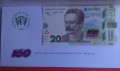 Ukraina 20 UAH 160 rocznica urodzin Iwana Franko w folderze 2016 P-128a