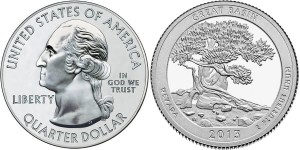 USA 25 c Park narodowy Great Basin 2013 nr 18