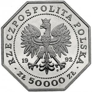50000 zł 200 lat Orderu Virtuti Militari 1992