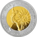 10 zł Piłka nożna MŚ Niemcy 2006 platerowana