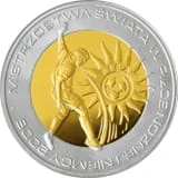 10 zł Piłka nożna MŚ Niemcy 2006 platerowana