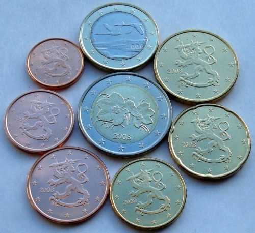 Euro set Finlandia zestaw menniczy 2008