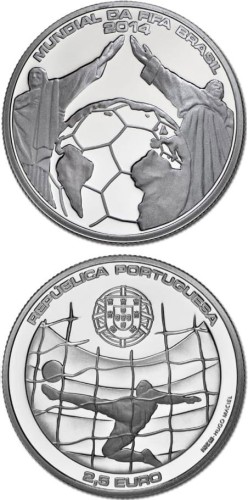 2,5 € Portugalia FIFA 2014