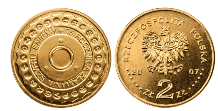 2 zł 75 rocznica złamania szyfru Enigmy 2007