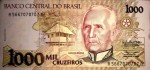 Brazylia 1000 cruzeiros Rondon 1990 P-231