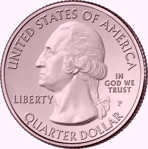 USA 25 c Park George Rogers Clark 2017 nr40 24K Au