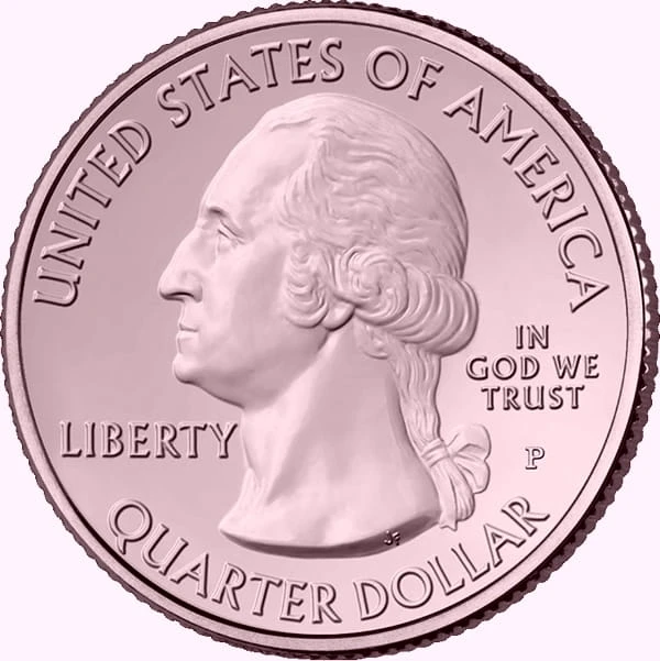 USA 25 c Park George Rogers Clark 2017 nr40 24K Au