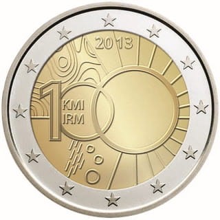 2 € Belgia Królewski Instytut Meteorologiczny 2013