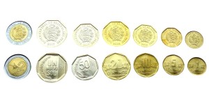 Zestaw menniczy PERU nowe x 7