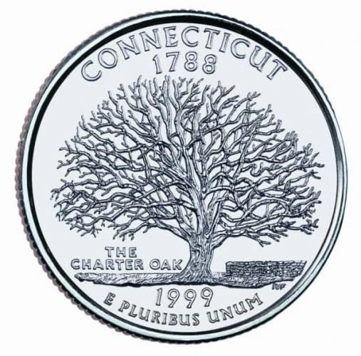 USA 25 c Connecticut 1999