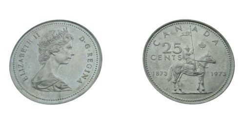 Kanada 25 c Policja konna 1973