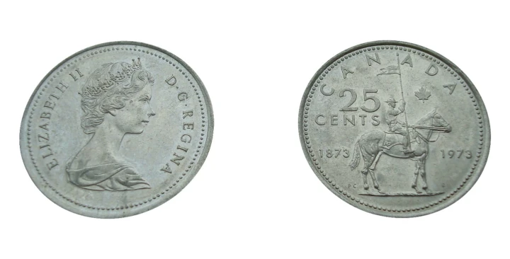 Kanada 25 c Policja konna 1973