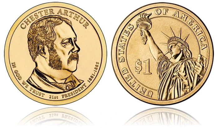 USA 1 $ Chester Arthur 2012 nr 21