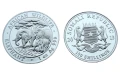 Somalia 100 sch Słonie 1 OZ Ag.999 2013
