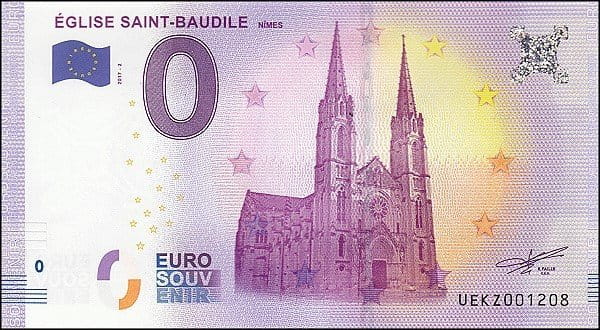 UE 0 euro Saint-Baudile 2017
