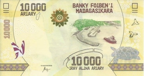 Madagaskar 10 000 ariary Statek  2017 P-103a
