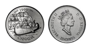Kanada 25 c Millennium May 1999