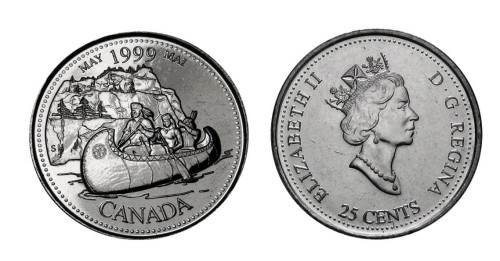 Kanada 25 c Millennium May 1999