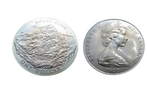 Nowa Zelandia 1 $ Wyspa Cook'a 1970