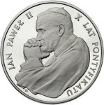 10000 zł Jan Paweł II - X-lecie pontyfikatu 1988