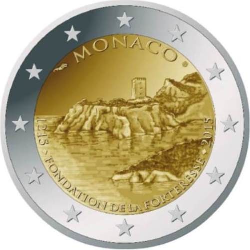 2 € Monako Zamek 2015