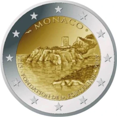 2 € Monako Zamek 2015
