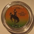 USA 25 c Wyoming - Rodeo 2007 kolor x 1