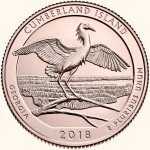 USA 25 c Park Cumberland islands 2018 nr 44 24kAu