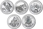 USA 25 c Parki narodowe x5 2012