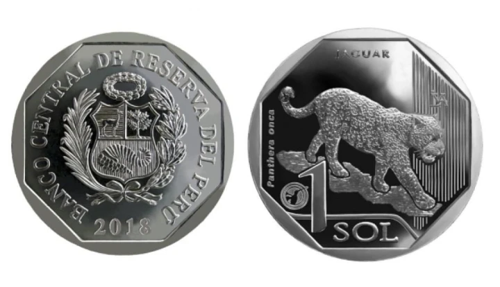 Peru 1 sol Jaguar 2018