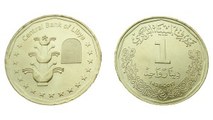 Libia 1 dinar Drzewo 2017